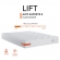 Colchao Solteiro Inducol Lift 88x188 - Branco