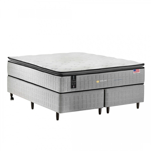 Colchao Casal King Koil Delhi 138x188 - Cinza