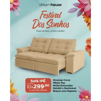 Sofa Smp Ipe Molas Ensacadas