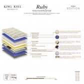 Colchao Queen King Koil Hope Latex 158x198 - Bege