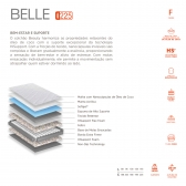 Colchao Solteiro Inducol Belle 88x188 - Branco