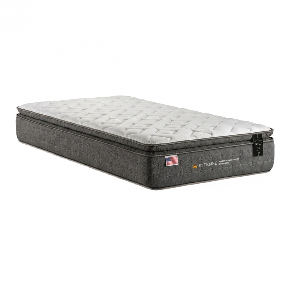 Colchao Solteiro King Koil Intense 88x188 - Cinza