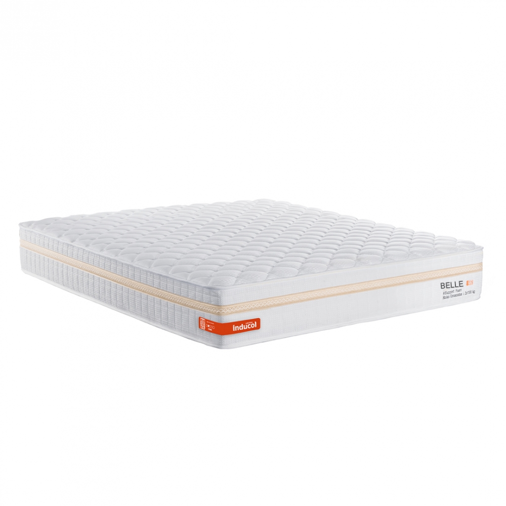 Colchao Queen Inducol Belle 158x198 - Branco