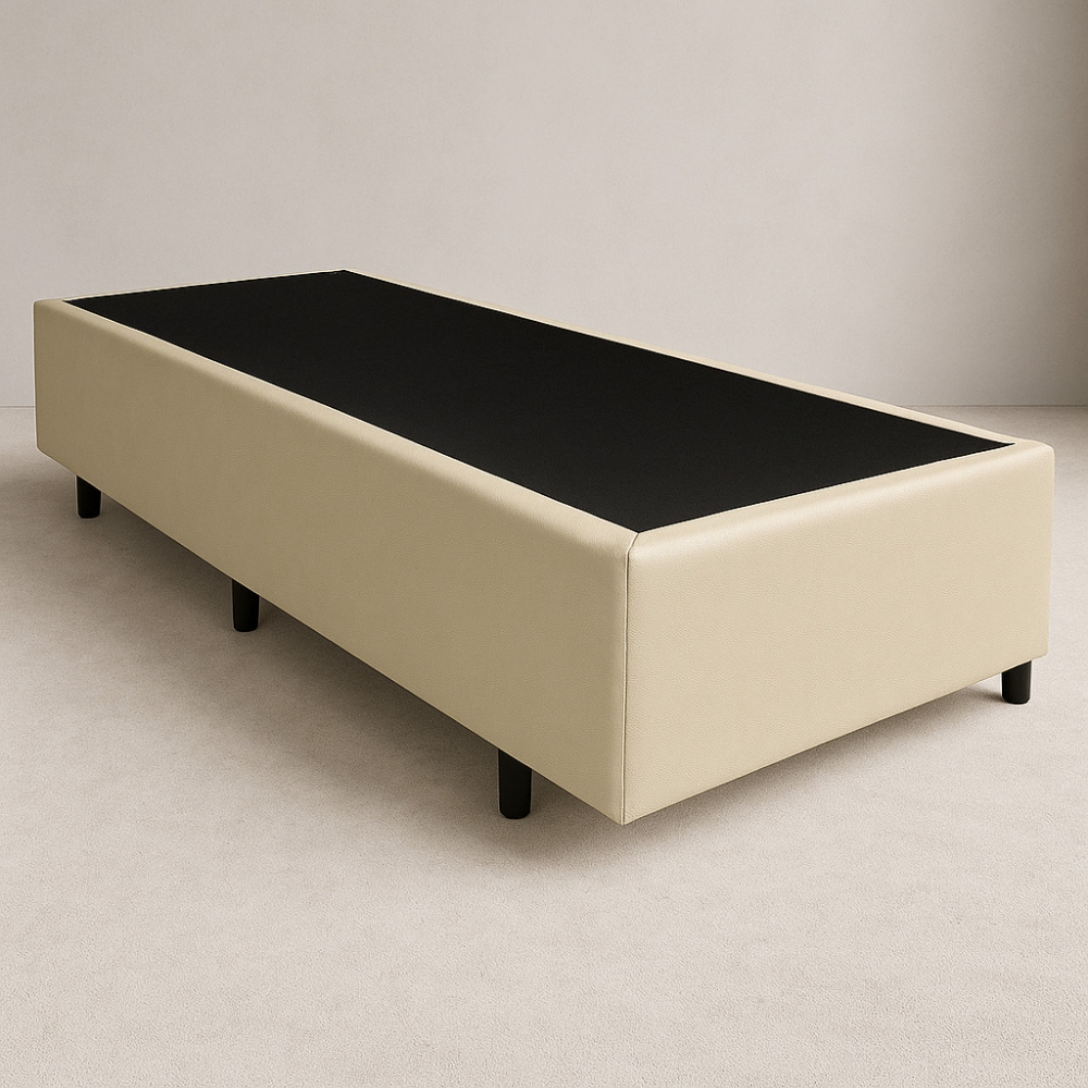 Box Universal Solteiro - Nature - Bege Tiza