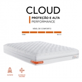 Colchao Solteiro Inducol Cloud 096x203 - Branco